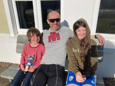 Head of Department with his family