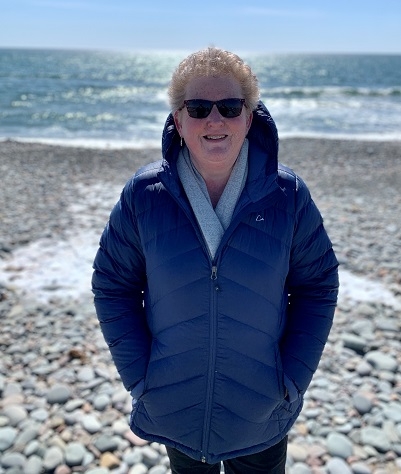 Female pictured at seaside