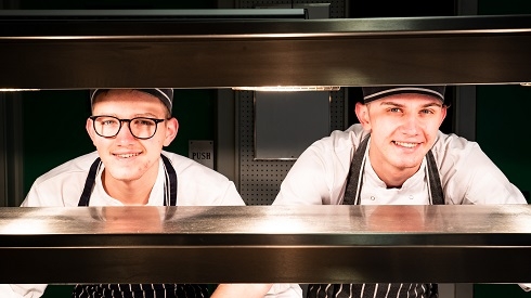 Two male chef