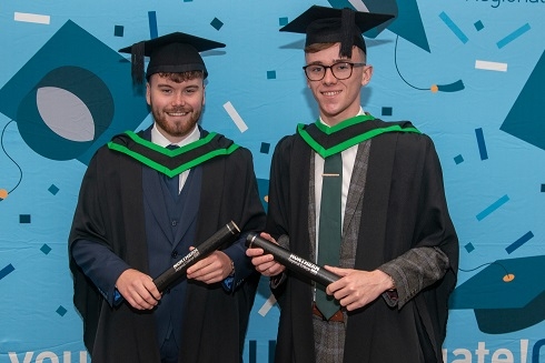 Two male graduates