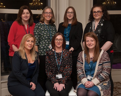 Group of female support staff