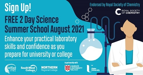 Graphic of science summer school
