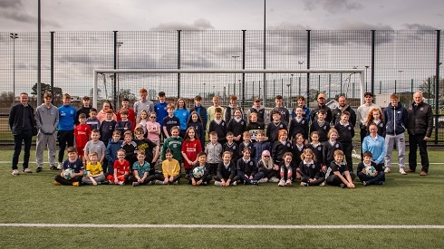 Group photo of football team