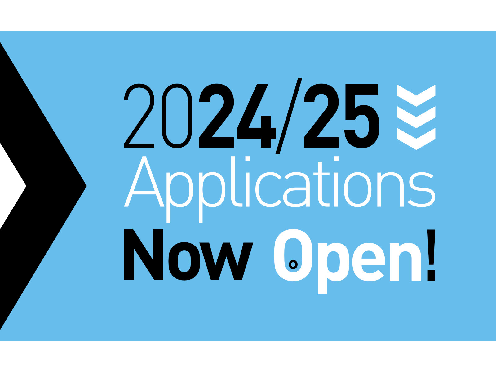 Applications for 2024/25 are now open!