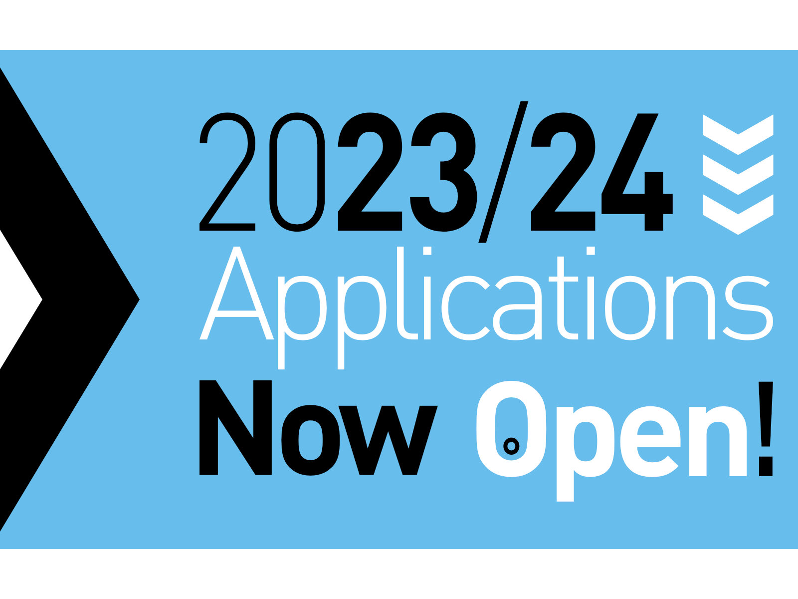 Online applications 2023/24 now open
